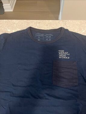 Patagonia Men's Navy Pocket T-Shirt